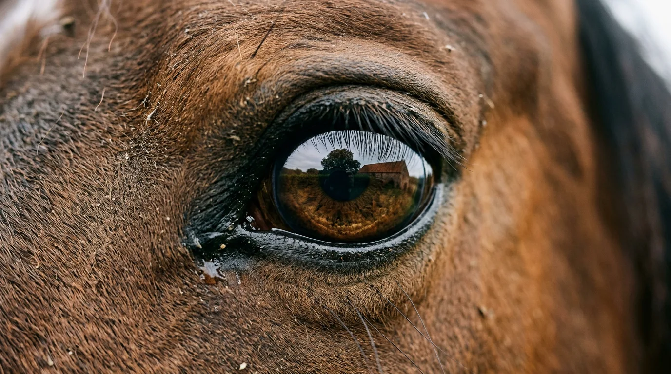 Un regard de cheval, Les Écuries du Château de Neydens, Saint-Cergues